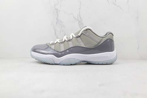 【440】[528896-003]-[AIR JORDAN 11 RETRO LOW BG MEDIUM GREY/WHITE-GUNSMOKE]-[MAN:40-47]