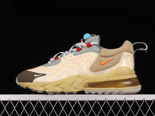 【380】[CT2864-200]-[TRAVIS SCOTT AIR MAX 270 REACT CACTUS TRAILS LIGHT CREAM/DARK HAZEL/MICA GREEN]