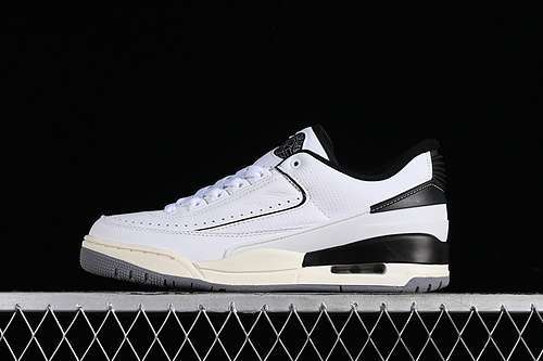 【430】[FD0383-100]-[AIR JORDAN 2/3 RETRO WHITE/BLACK/SAIL/CEMENT GREY]-[MAN:40-47.5]