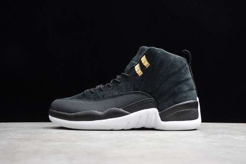 [130690-017]-[GZ AIR JORDAN 12 RETRO REVERSE TAXI BLACK/WHITE]-[MAN:40.5-47.5]]