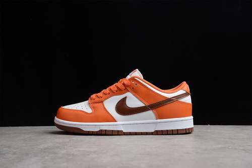 【360】[DQ4697-800]-[SB DUNK LOW REVERSE MESA ORANGE WHITE/ORANGE/BROWN]-[WOMAN:36-39]-[MAN:40-47.5]