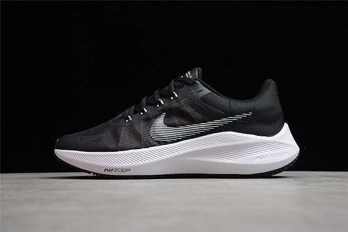 【290】[CW3419-006]-[ZOOM WINFLO 8 BLACK/DARK SMOKE GREY/WHITE]-[WOMAN:36-39]-[MAN:40-45]