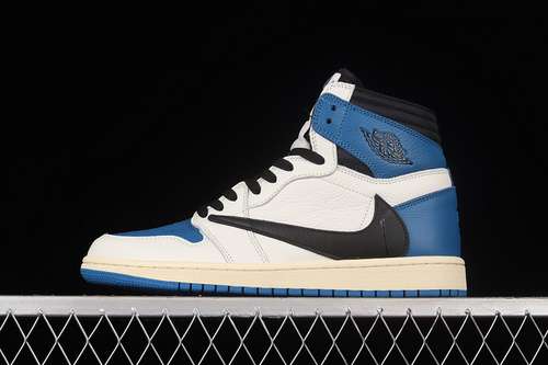 [DH3227-105]-[FRAGMENT DESIGN X TRAVIS SCOTT X AIR JORDAN 1 RETRO HIGH SAIL/BLACK/MILITARY BLUE]