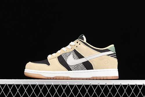 【350】[DJ4671-294]-[DUNK LOW ROOTED IN PEACE BLACK/TAN-JADE]-[UNISEX:36-46]