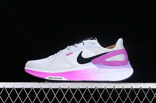 【250】[DJ7884-100]-[AIR ZOOM STRUCTURE 25 WHITE/PURE PLATINUM/FUCHSIA DREAM/BLACK]-[WOMAN:36-42]