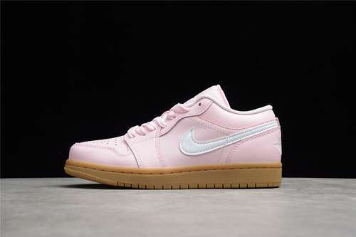 【320】[DC0774-601]-[CJ AIR JORDAN 1 LOW ARCTIC PINK/WHITE/GUM LIGHT BROWN]-[WOMAN:35.5-40]