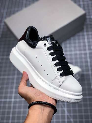 [ALE*XANDER MCQUEEN SOLE SNEAKERS WHITE/BLACK]-[WOMAN:34-39]