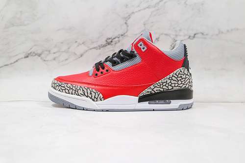 【280】[CK5692-600]-[AIR JORDAN 3 RETRO SE UNITE FIRE RED/FIRE RED/CEMENT GREY/BLACK]-[UNISEX:36-45]