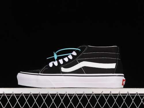 【260】[VN0A391F6BT]-[SK-8 MID REISSUE BLACK/BLACK/WHITE]-[WOMAN:35-39]-[MAN:40-44]