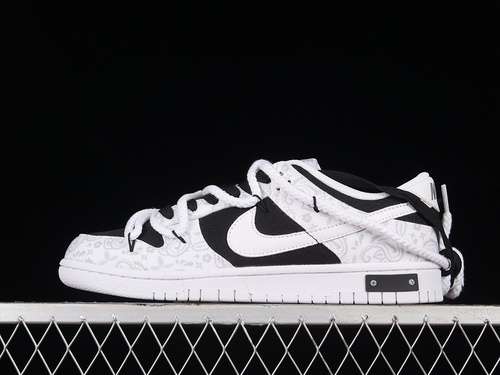 【300】[DJ9955-100]-[DUNK LOW ESS WHITE/BLACK]-[WOMAN:36-39]-[MAN:40-46]