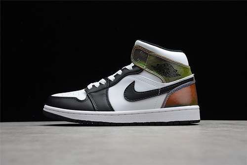 【340】[DM7802-100]-[GZ AIR JORDAN 1 MID SE HEAT REACTIVE COLOR CHANGE WHITE/BLACK]-[UNISEX:36-47]