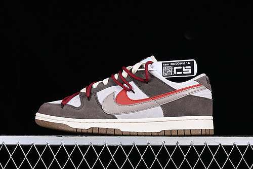 【290】[DO9457-142]-[DUNK LOW SB 85 WHITE/RED/GREY/BROWN]-[WOMAN:36-39]-[MAN:40-46]
