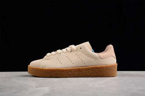 【250】[HQ6837]-[ADIDAS SAMBA VEGAN TEAM STAN SMITH CREPE SAND STRATA/MAGIC BEIGE/SUPPLIER COLOUR]