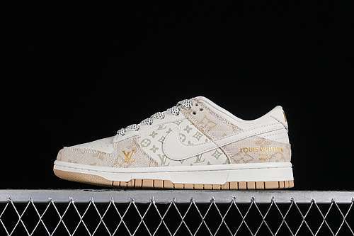 【380】[FC1688-187]-[DUNK LOW SB L*V WHITE/GREY/GOLD]-[WOMAN:36-39]-[MAN:40-45]