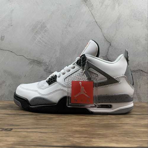 【460】[308497-103]-[AIR JORDAN 4 RETRO CEMENT 2012 WHITE/BLACK-CEMENT GREY]-[MAN:40-47.5]
