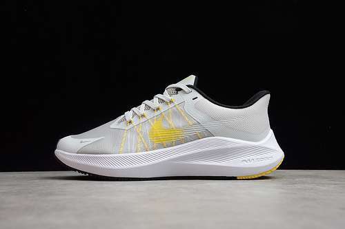 【250】[CW3419-108]-[AIR ZOOM WINFLO 8 WHITE GREY/ORANGE-BLACK]-[WOMAN:36-39]-[MAN:40-45]