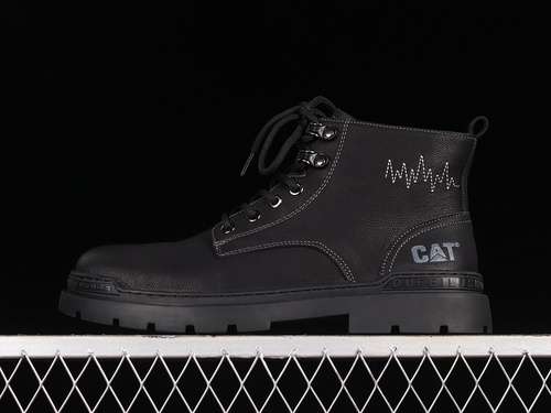 【380】[P722626]-[CAT 2022SS MID CASUAL MARTENS BOOTS BLACK/BLACK/BLACK]-[MAN:39-44]