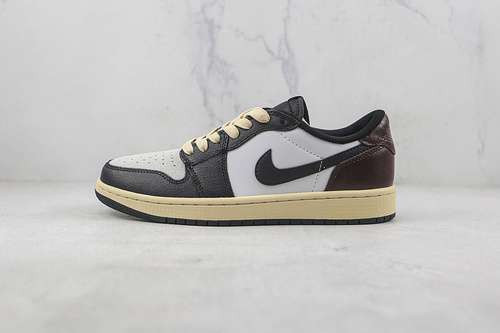 【300】[CZ0790-061]-[AIR JORDAN 1 LOW BLACK/COFFEE/WHITE]-[WOMAN:35.5-39]-[MAN:40-47.5]