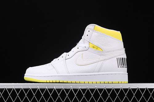 【490】[555088-170]-[GET AIR JORDAN 1 HIGH OG FIRST CLASS FLIGHT WHITE/YELLOW]