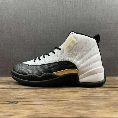 【450】[CT8013-170]-[AIR JORDAN 12 RETRO ROYALTY WHITE/BLACK/METALLIC GOLD]-[MAN:40-47.5]