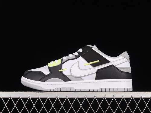 【330】[DC9723-001]-[DUNK SCRAP BLACK/WHITE/WOLF GREY/LIGHT LEMON TWIST]-[WOMAN:36-39]-[MAN:40-47.5]