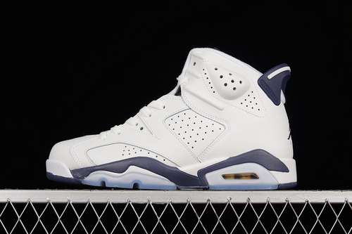 【380】[CT8529-141]-[AIR JORDAN 6 RETRO 2022 WHITE/WHITE/MIDNIGHT NAVY]-[WOMAN:36-39]-[MAN:40-47.5]