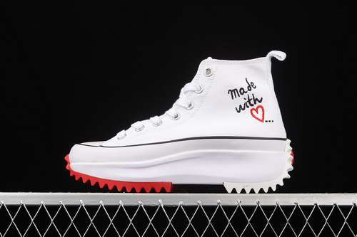 【280】[571874C]-[RUN STAR HIKE HIGH MADE WITH LOVE WHITE/BRIGHT POPPY/BLACK]-[WOMAN:35-40]