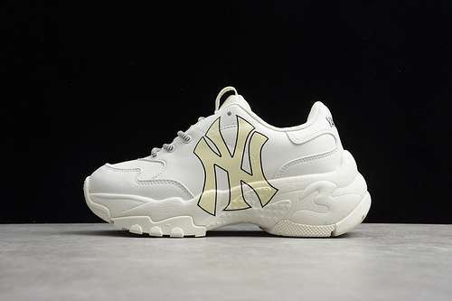 【260】[BIG BALL CHUNKY SHOES WHITE/WHITE/LIGHT YELLOW]-[WOMAN:36-39]-[MAN:40-44]