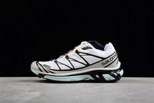 【450】[413173]-[SALOMON XT-6 SHOES BLACK/WHITE/BLUE]-[MAN:40-46]
