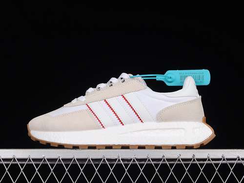 【300】[GZ6387]-[RETROPY E5 SHOES CLOUD WHITE/TINT GREY/RED]-[WOMAN:36-39]-[MAN:40-45]