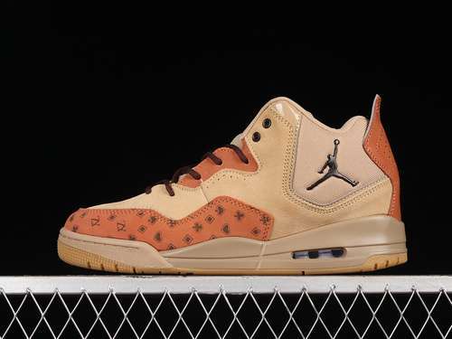 【300】[AT0057-200]-[AIR JORDAN COURTSIDE 23 LIGHT BROWN/ORANGE/BLACK]-[WOMAN:36-39]-[MAN:40-46]