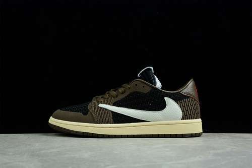 【300】[CQ4277-001]-[TRAVIS SCOTT X AIR JORDAN 1 LOW OG MOCHA/WHITE/BLACK]-[MAN:40-45]