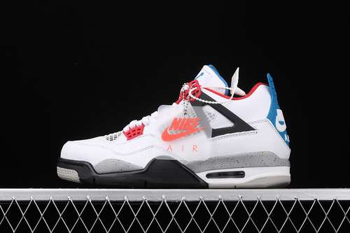 【550】[CI1184-146]-[GET AIR JORDAN 4 WHAT THE BLACK/WHITE/RED]-[MAN:40.5-47.5]