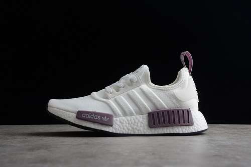 【280】[DB8024]-[NMD_R1 BOOST SHOES CLOUD WHITE/CLOUD WHITE/PURPLE]-[WOMAN:36-40]