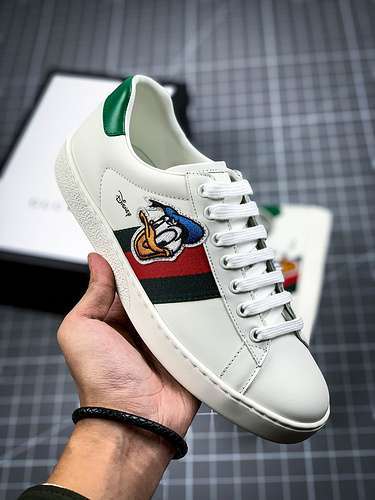 【310】[GU*CCI LOW SHOES WHITE/WHITE-GREEN/RED]-[WOMAN:35-39]-[MAN:40-44]