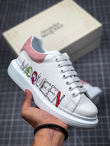 [ALE*XANDER MCQUEEN SOLE SNEAKERS WHITE/PINK]-[WOMAN:35-39]-[MAN:40-44]