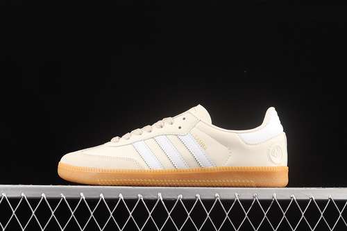 【270】[FW2432]-[SAMBA VEGAN SHOES CLOUD WHITE/CLOUD WHITE/BROWN]-[MAN:39-45]