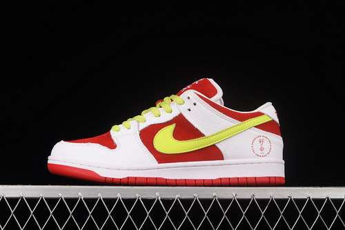 【300】[DD1503-888]-[THE REMADE SB DUNK LOW PRO WYAGL WHITE/YELLOW/RED]-[WOMAN:35-39]-[MAN:40-45]