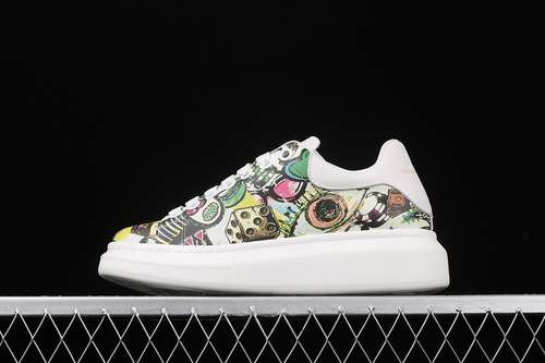 [ALE*XANDER MCQUEEN SOLE SNEAKERS WHITE/MULTI-COLOR]-[WOMAN:34-39]-[MAN:40-45]