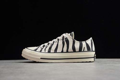 【240】[167811C]-[CHUCK TAYLOR ALL-STAR 70S LOW OX ZEBRA BLACK/GRIEGE UNBLEACHED]-[UNISEX:35-44]