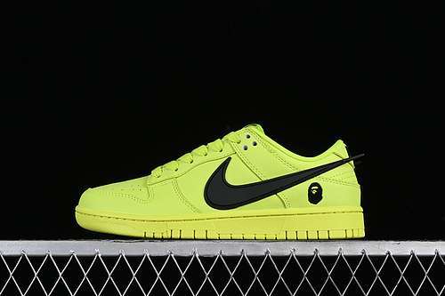 【380】[XX2025-331]-[SB DUNK LOW X AMBUSH X BAPE BLACK/GREEN]-[WOMAN:36-39]-[MAN:40-45]