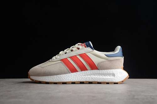 【280】[GW6776]-[RETROPY E5 SHOES CLOUD WHITE/RED/LIGHT GREY]-[WOMAN:36-39]-[MAN:40-45]