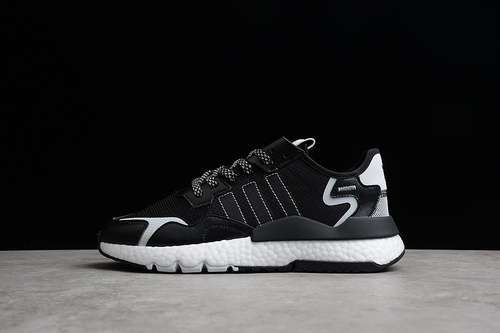 【300】[FW2055]-[NITE JOGGER SHOES CORE BLACK/CORE BLACK/CLOUD WHITE]-[WOMAN:36-39]-[MAN:40-45]