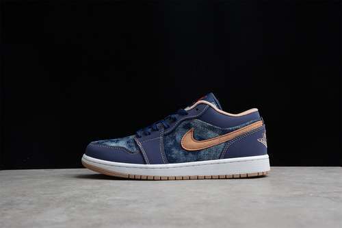【300】[DH1259-400]-[CJ AIR JORDAN 1 LOW SE DENIM MIDNIGHT NAVY/MUSLIN]-[MAN:40-46]