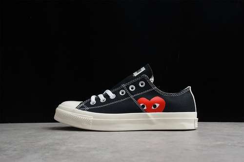 【240】[1CL879]-[CHUCK TAYLOR ALL-STAR 70S LOW X PLAY COMME DES GARÇONS BLACK/WHITE/RED]