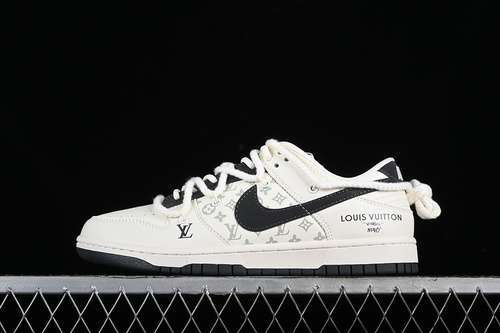 【380】[SJ2068-260]-[SB DUNK LOW L*V WHITE/BEIGE BLACK]-[WOMAN:36-39]-[MAN:40-45]