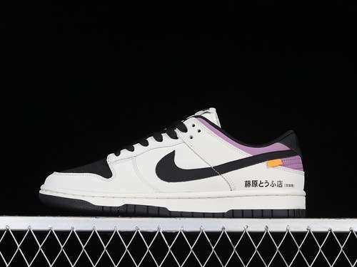 【330】[DD1391-103]-[DUNK LOW &quot;HIROSHI FUJIWARA&quot; SB WHITE/BLACK/PURPLE]-[UNISEX:36-4