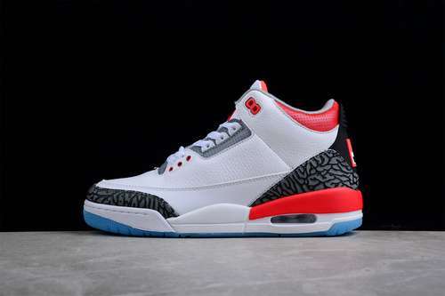 【400】[CT8532-126]-[AIR JORDAN 3 RETRO WHITE/LIGHT CURRY/CARDINAL RED/CEMENT GREY]-[UNISEX:36-47.5]