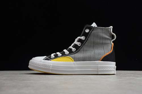【260】[168696C]-[CHUCK TAYLOR ALL STAR 70S HIGH HACKED FASHION BLACK/WHITE/YELLOW]