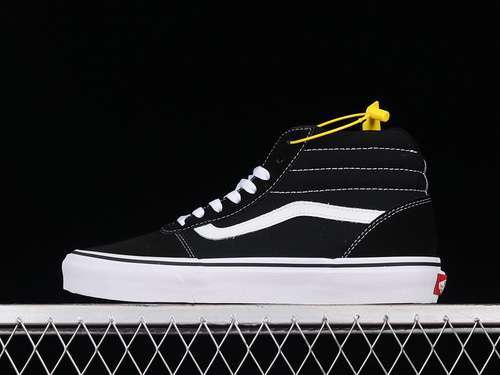 【280】[VN0A36ENC4R]-[WARD SK8-HIGH SUEDE CANVAS BLACK/BLACK/WHITE]-[WOMAN:35-39]-[MAN:40-44]